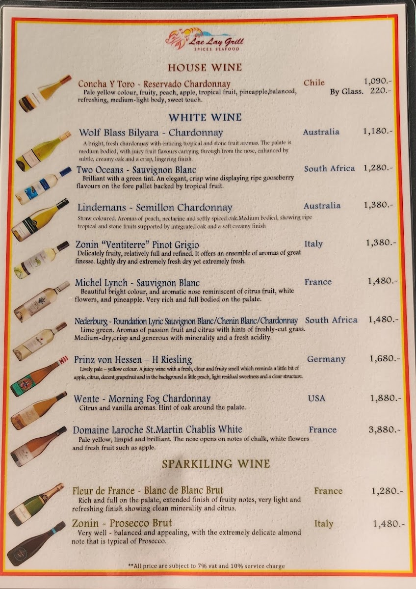 Menu Lae Lay Grill-8